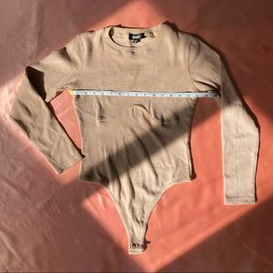 ❤️‍🔥 SOLD ❤️‍🔥 Missguided Corset Cream bodysuit in excellent condition